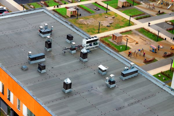 Flat Roof Inspection in New Britain