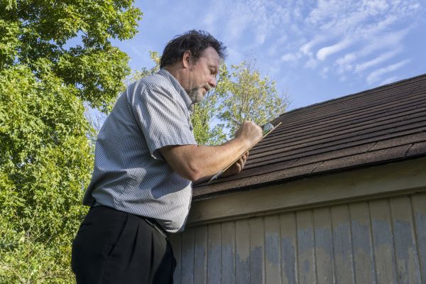 Roof Damage Inspection in New Britain
