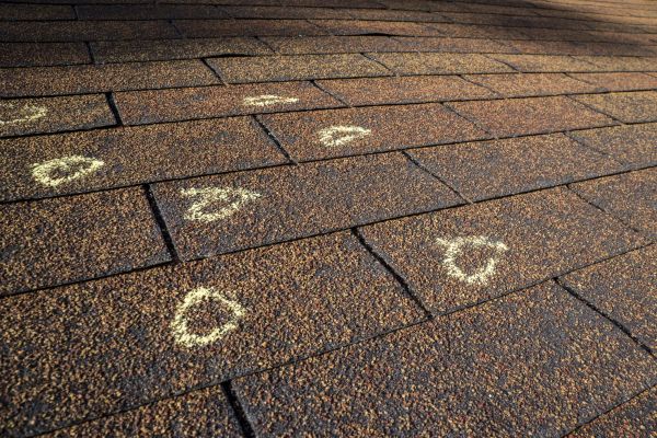 Hail Damage Roof Inspection in New Britain